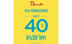 Penti Plaj Ürünlerinde Net %40 İndirim