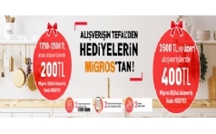 Alveriin Tefal'den Hediyelerin Migros'tan