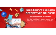 Forum Erzurum'dan Ramazan Bereketi!