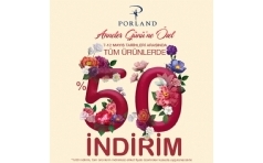 Porland'dan Anneler Gn'ne zel Net %50 ndirim!