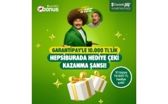 GarantiPay ile Alverie 10.000 TL'lik Hepsiburada eki Hediye