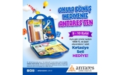 Antares AVM'den Krtasiye Seti Hediye