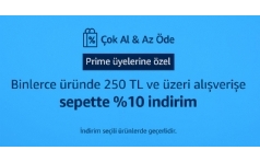 Amazon'da ok Al %10 Daha Az de