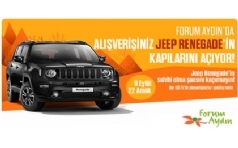 Forum Aydın Jeep Renegade Çekiliş Kampanyası 2019