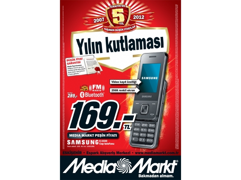 Media Markt 12 - 18 Mart 2012 Eskiehir ndirimleri
