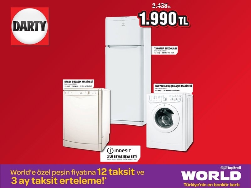 Darty 30 Mart - 2 Nisan 2012 Haftasonu Kampanyas