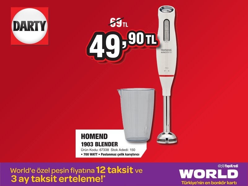 Darty 30 Mart - 2 Nisan 2012 Haftasonu Kampanyas