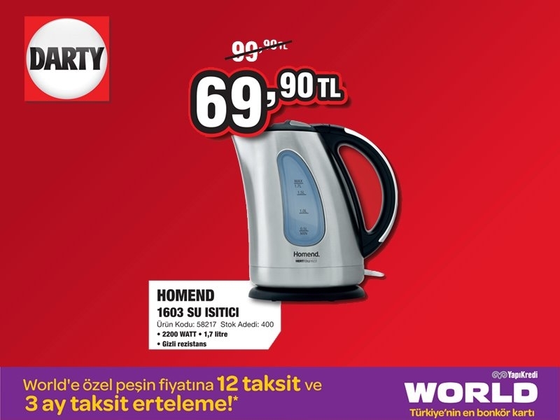 Darty 30 Mart - 2 Nisan 2012 Haftasonu Kampanyas