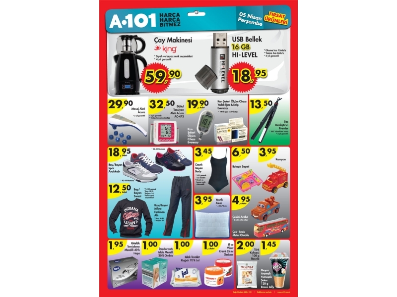 A101 Market 5 Nisan 2012 Frsat rnleri