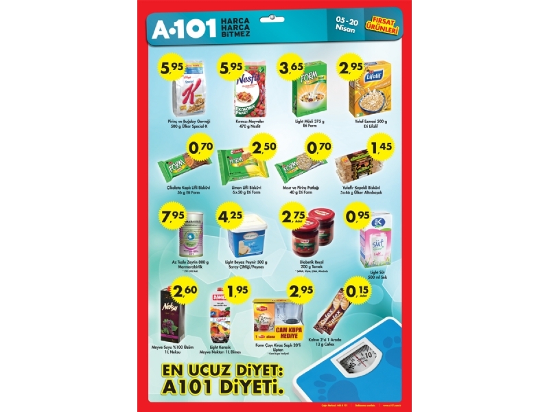 A101 Market 5 Nisan 2012 Frsat rnleri