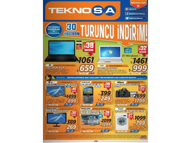 Teknosa 30 Haziran 2012 Turuncu ndirim - 3