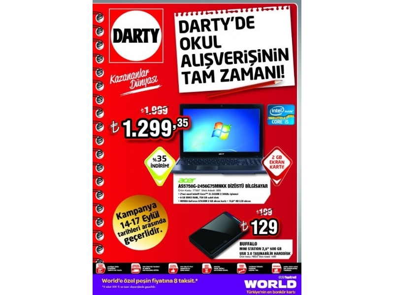 Darty 14 / 17 Eyll - 1