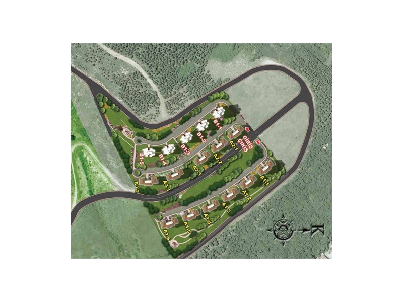 Kipta Erguvan Kent Sitesi atalca Yerleim Plan 2