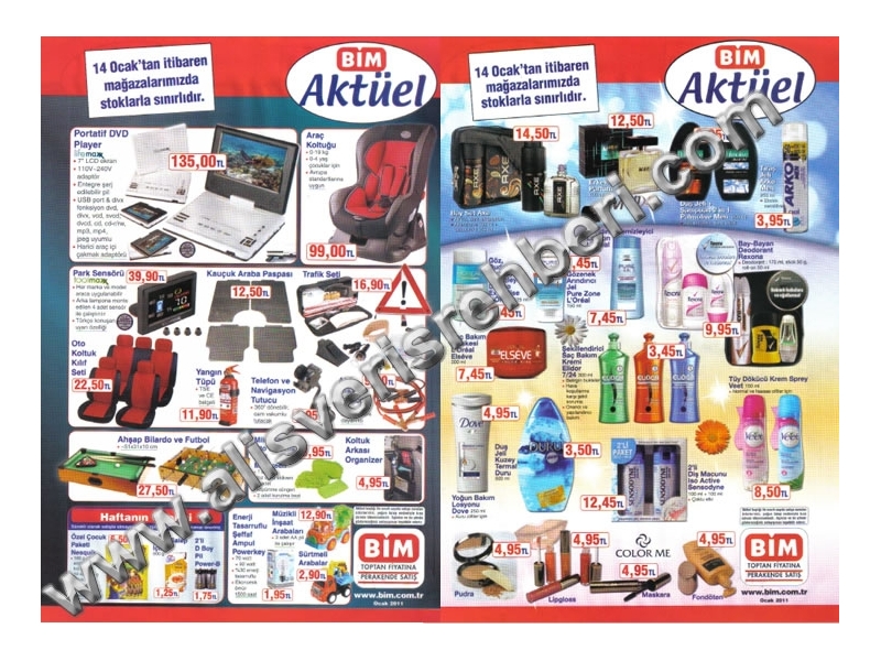 Bim 14 Ocak 2011 Aktel rnler - Bim Market ndirimleri