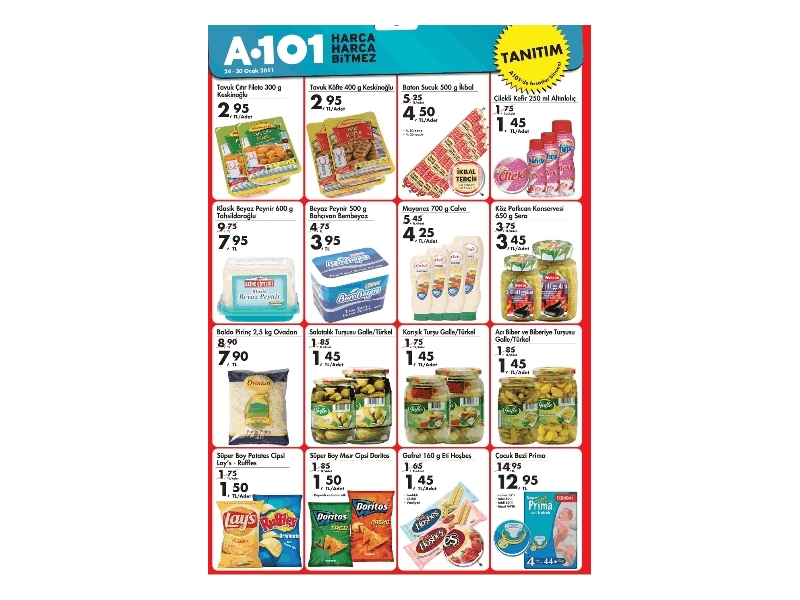 A101 24 - 30 Ocak 2011 Tantm rnleri