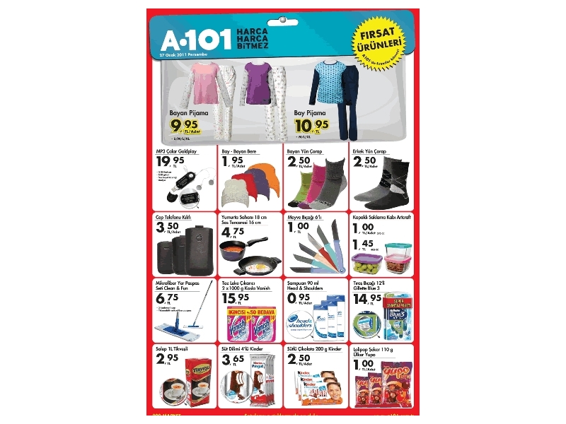 A101 Market 27 Ocak 2011 Frsat rnleri Bror