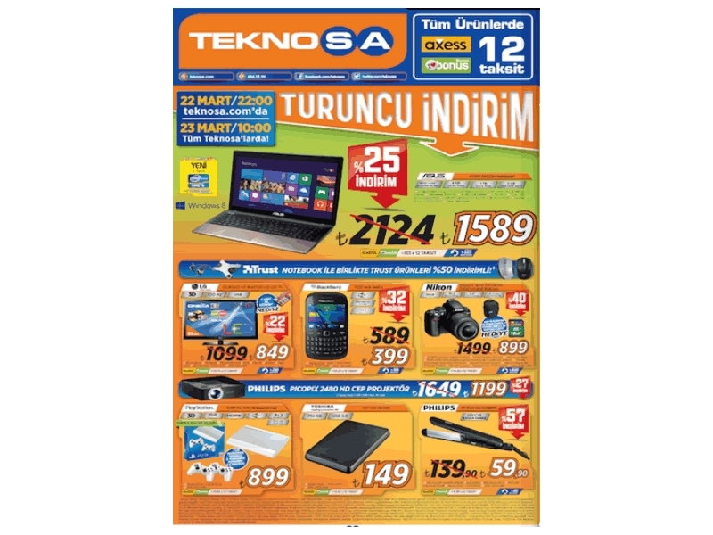 Teknosa Turuncu ndirim - 1