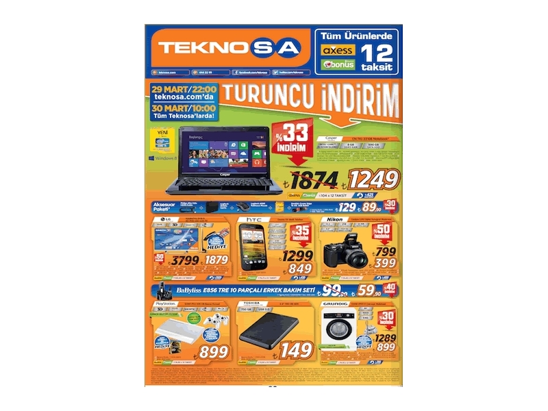 Teknosa Turuncu ndirim - 1