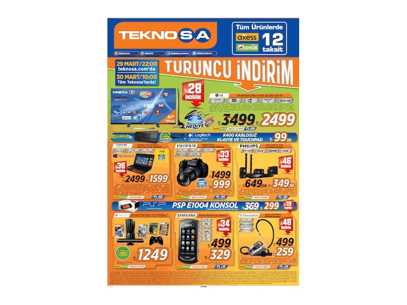 Teknosa Turuncu ndirim - 2