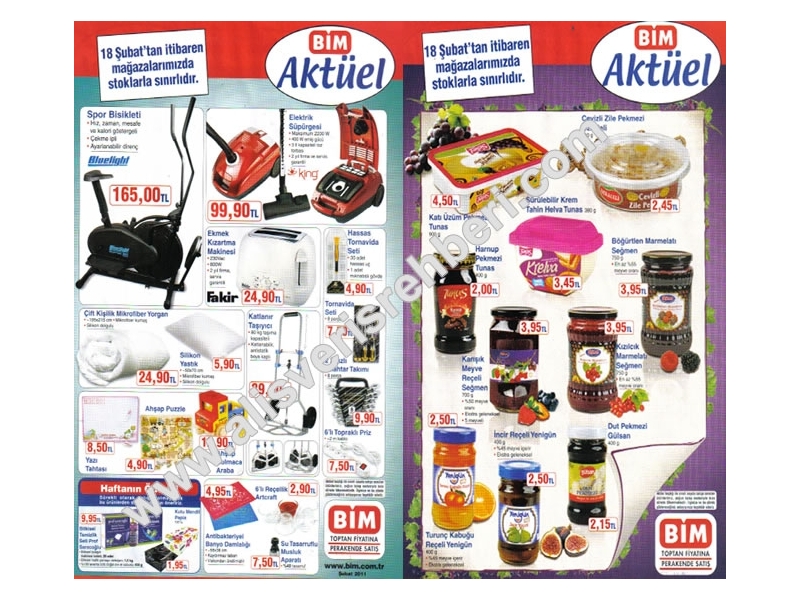 Bim 18 ubat 2011 Aktel rnler Katalou