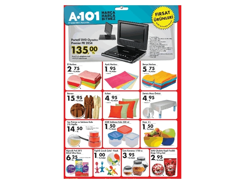 A101 Market 17 ubat 2011 Frsat rnleri Bror