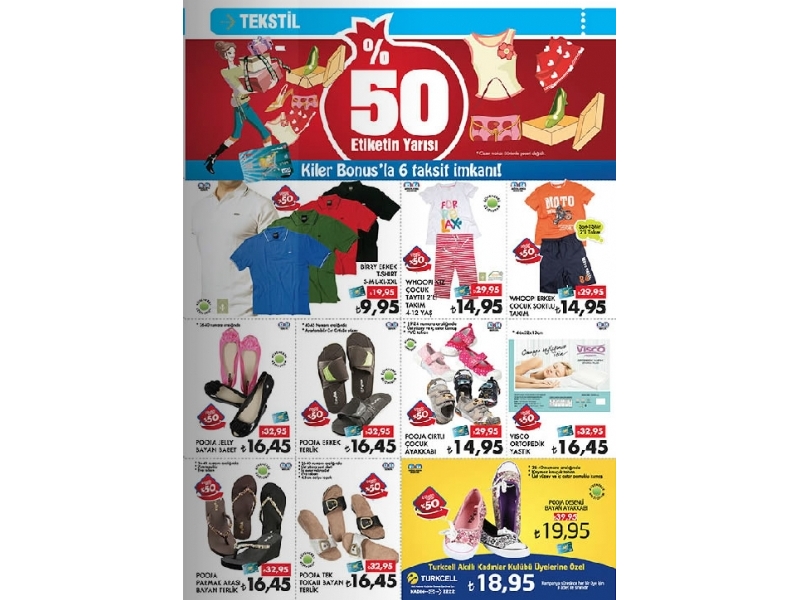 Kiler 30 A�ustos - 2 Eyl�l 2013 2013 HaftaSonu �ndirimleri