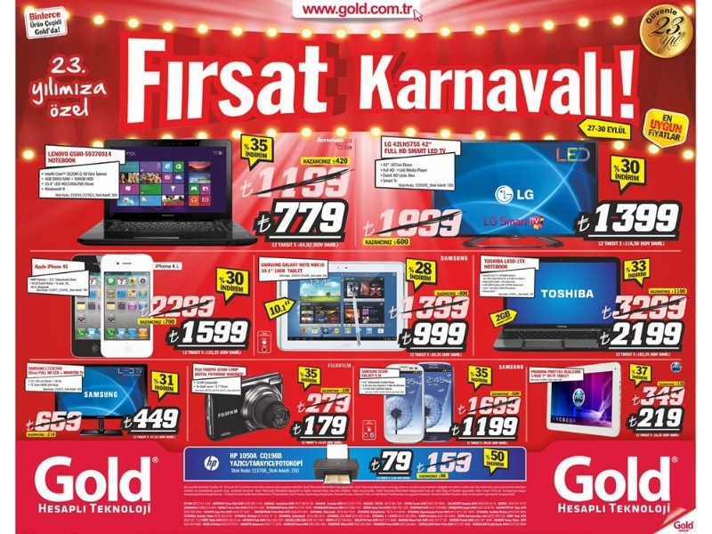 Gold 27 - 30 Eyll 2013