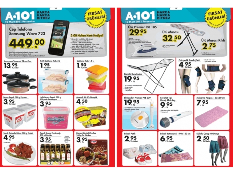 A101 Market 10 Mart 2011 Firsat Urunleri Market Ve Gida