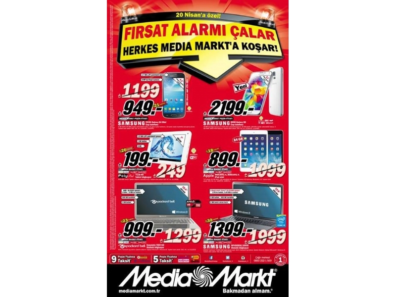 Media Markt 20 Nisan Frsat Alarm