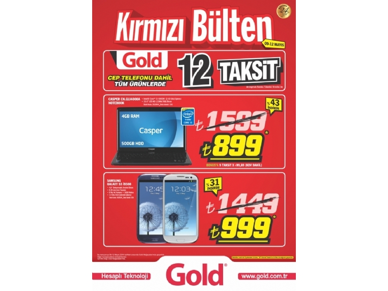 Gold 9 - 12 Mays - 1