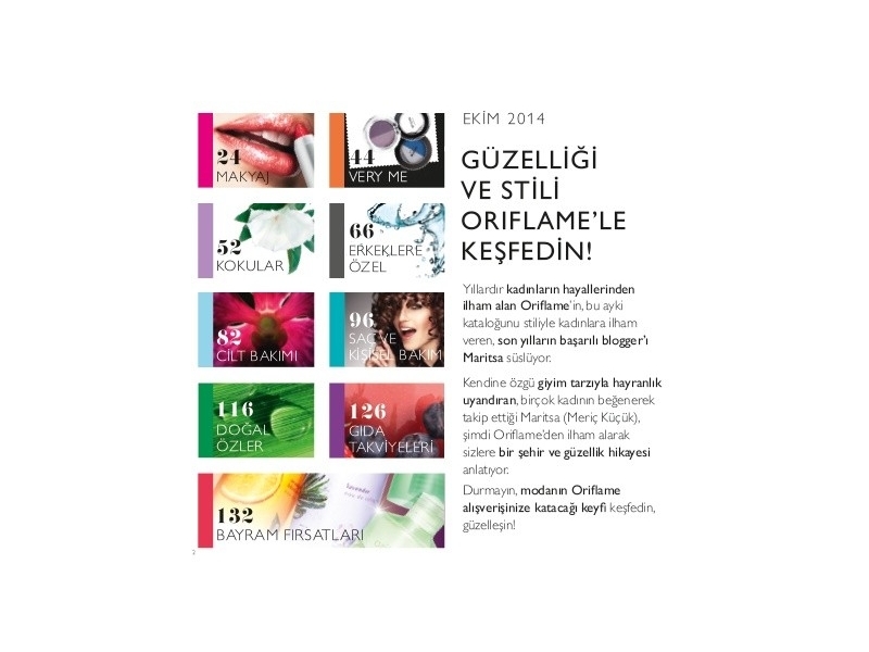 Oriflame Ekim 2014 - 2