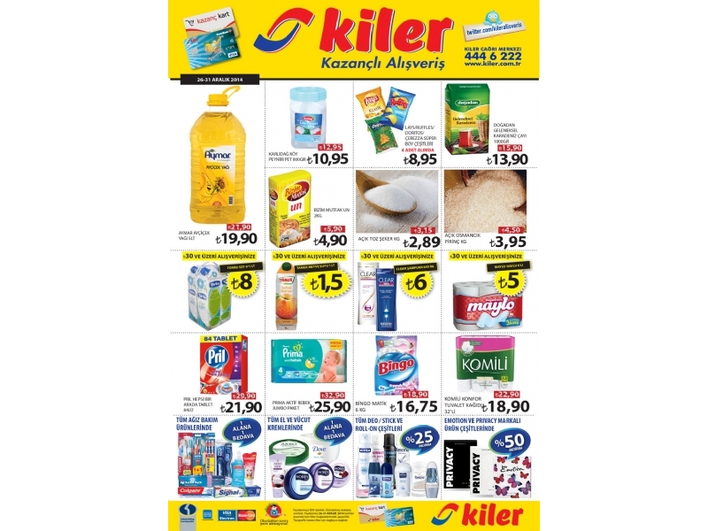 Kiler 26 - 31 Aralk 2014