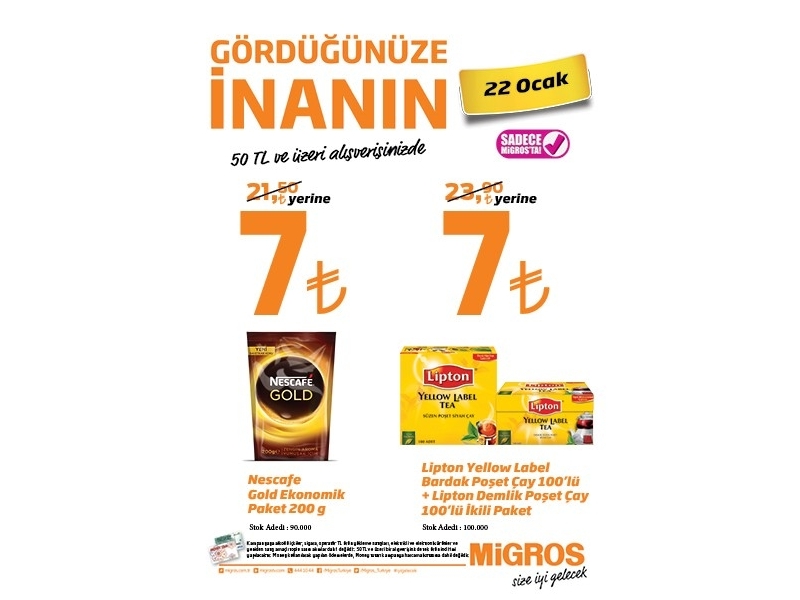 Migros 22 Ocak - 2