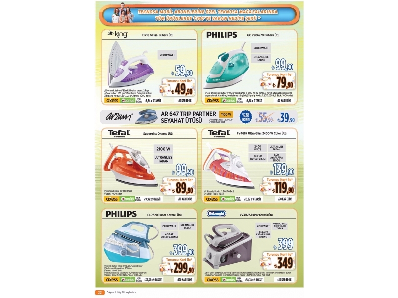 Teknosa Turuncu ndirim - 22