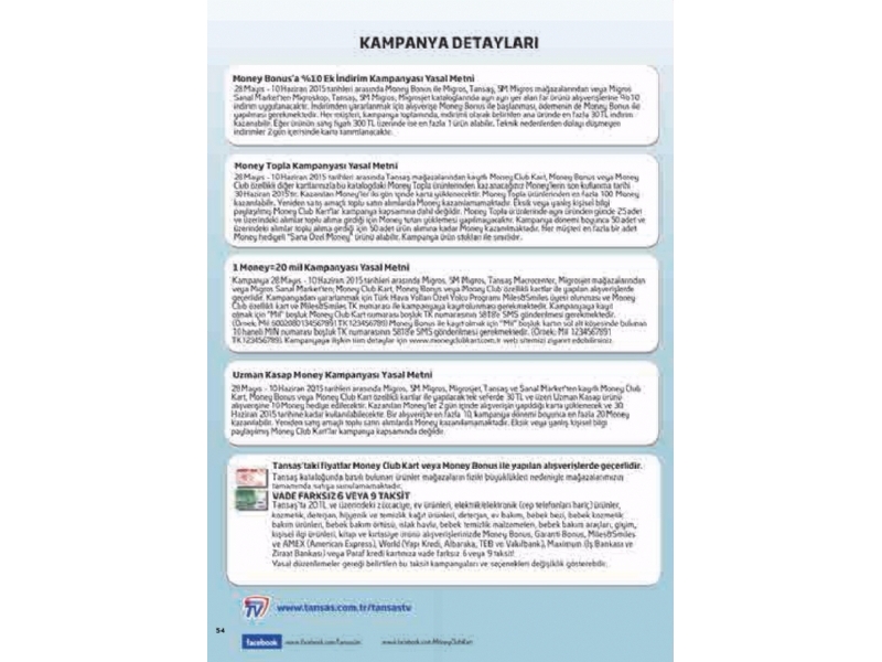 Tansa� 28 May�s - 10 Haziran 2015 - 54