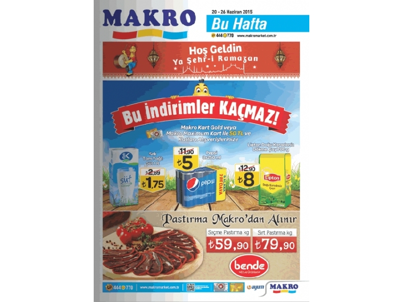 Makro Market 20 - 26 Haziran 2015 - 1