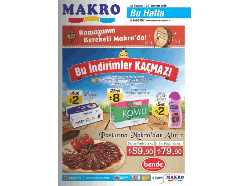 Makro Market 27 Haziran - 3 Temmuz 2015 - 1