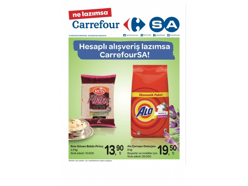 CarrefourSA 15 - 28 Austos 2015 Katalou - 1