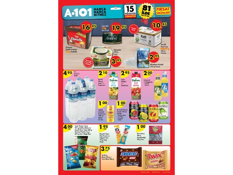 A101 15-16 Austos 2015 - 2