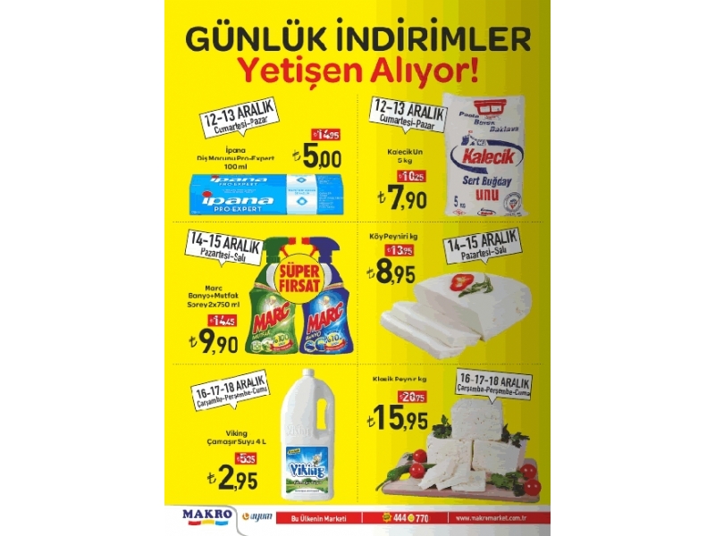 Makro Market 12 - 18 Aralk 2015 - 2