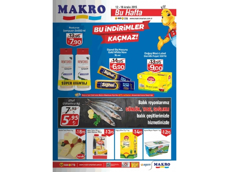 Makro Market 12 - 18 Aralk 2015 - 1