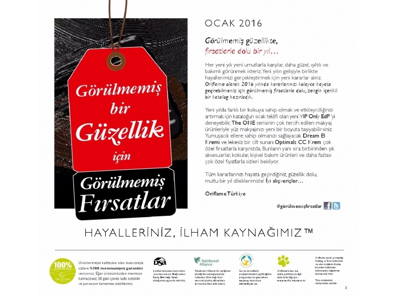 Oriflame Ocak 2016 - 3