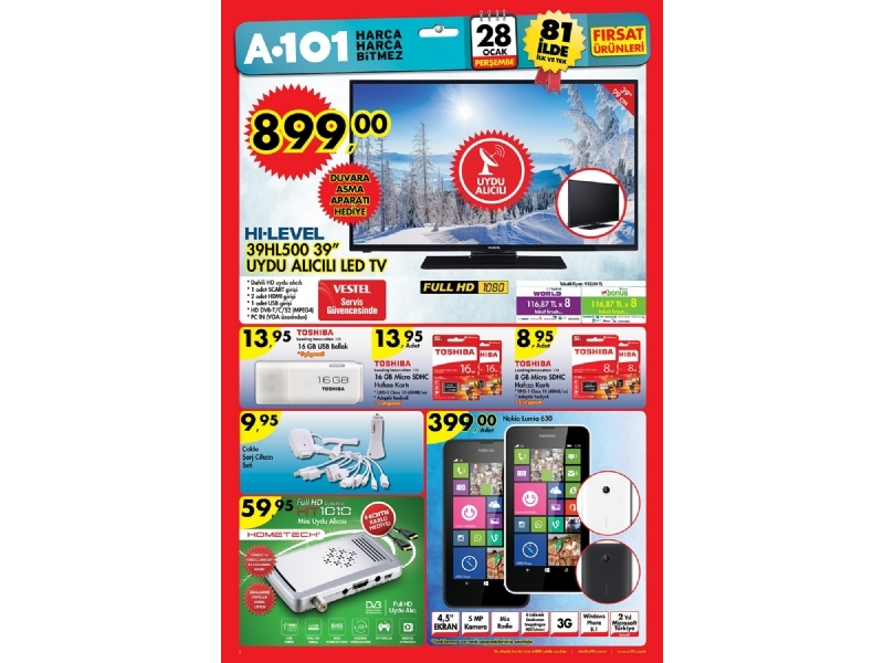 A101 28 Ocak Frsat rnleri - 1