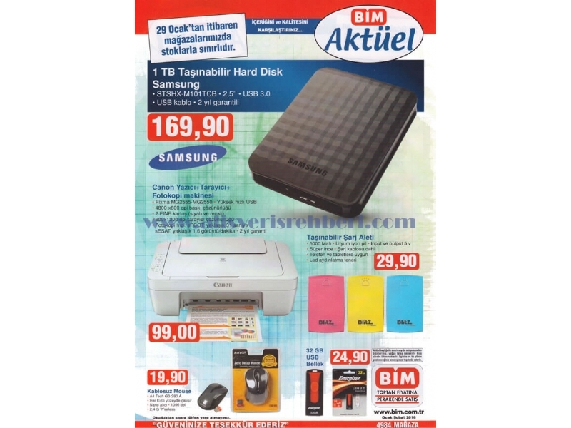 Bim 29 Ocak Aktel rnler - 2