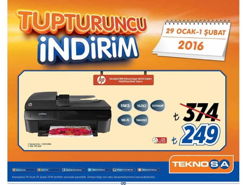 Teknosa 29 Ocak Turuncu ndirim - 11