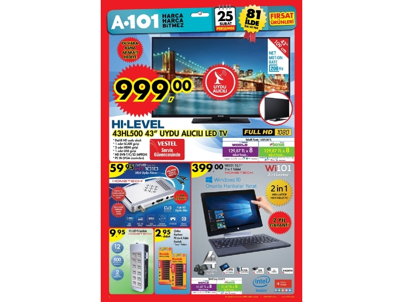 A101 25 ubat Frsat rnleri - 1