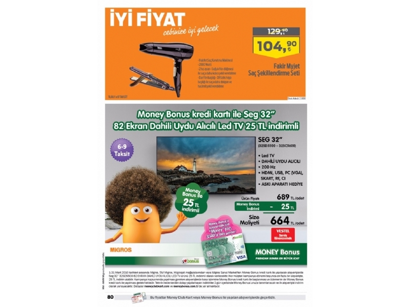 Migros 17 - 30 Mart Migroskop - 70