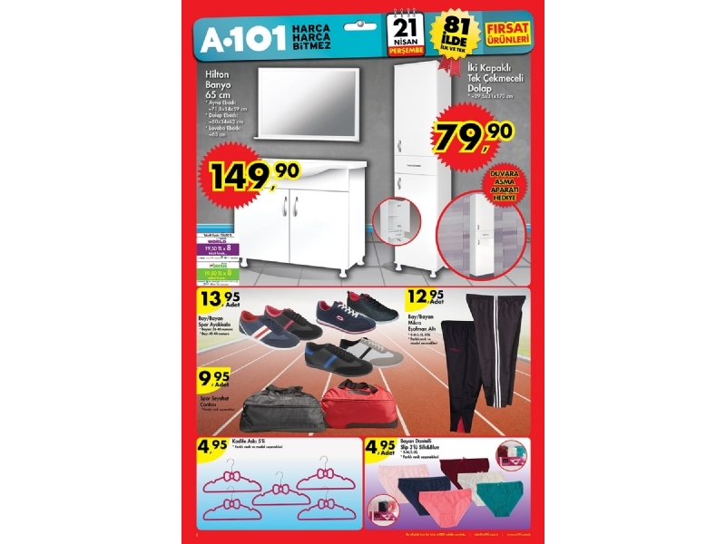 A101 21 Nisan Frsat rnleri - 2