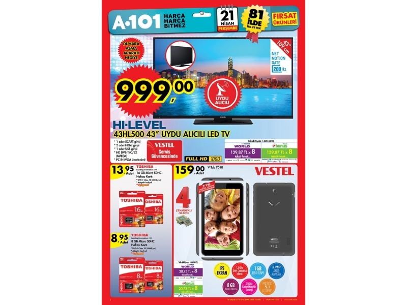 A101 21 Nisan Frsat rnleri - 1