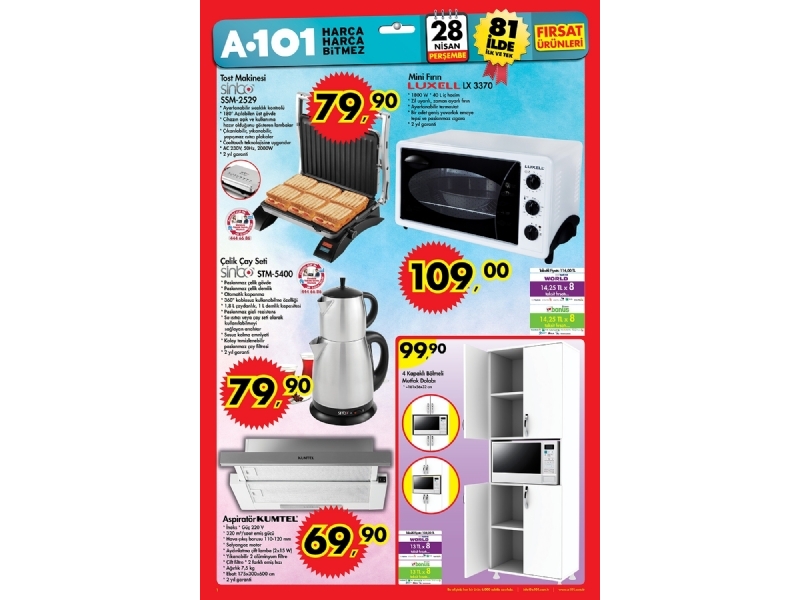 A101 28 Nisan Frsat rnleri - 1